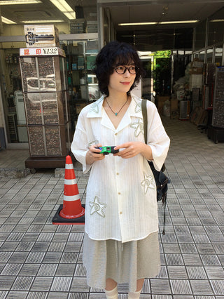 Oversized Star Short-Sleeve Shirt