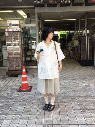 Oversized Star Short-Sleeve Shirt