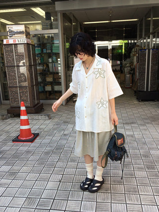 Oversized Star Short-Sleeve Shirt