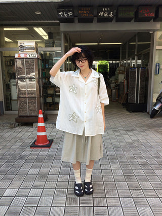 Oversized Star Short-Sleeve Shirt