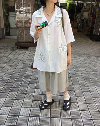 Oversized Star Short-Sleeve Shirt