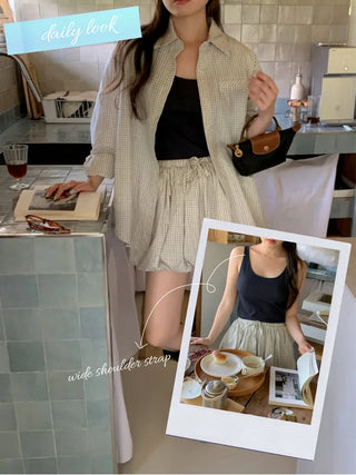 [5 colors] Clean Layered Sleeveless
