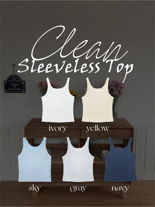 [5 colors] Clean Layered Sleeveless