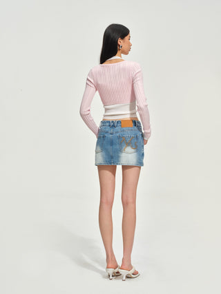 Luminous Pink Ballerina Knight Knitwear