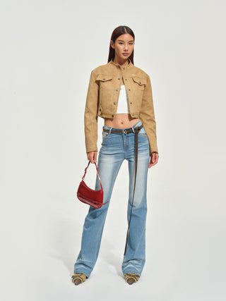 Amber Brown Safari Jacket