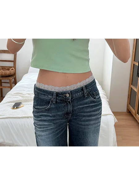 [3 colors] Lace Wrinkle Shorts