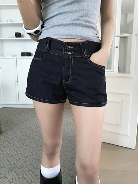 Non-fade button shorts