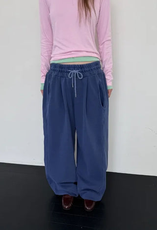 [5 colors] Pigmented Wide Sweatpants / Pigmented Wide Jogger Sweatpants