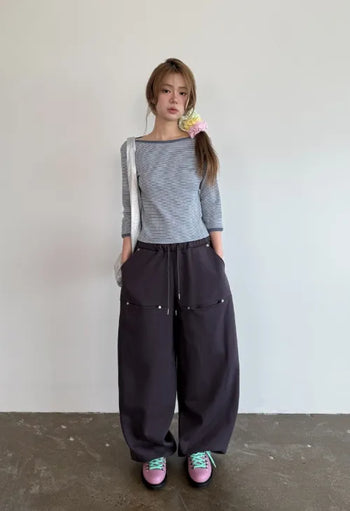 [3 colors] Rivet Point Sweatpants