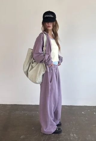 [5 colors] Pigmented Wide Sweatpants