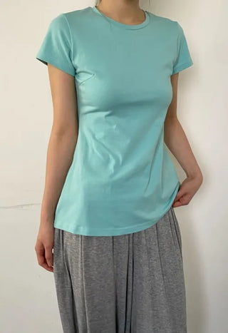 [4 colors] Striped Long T-shirt
