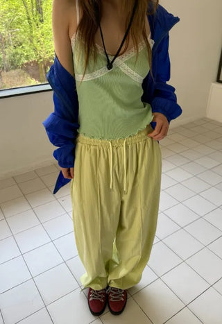 [3 colors] Nylon Track Pants