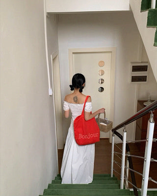 One-Shoulder Puff Sleeve Top