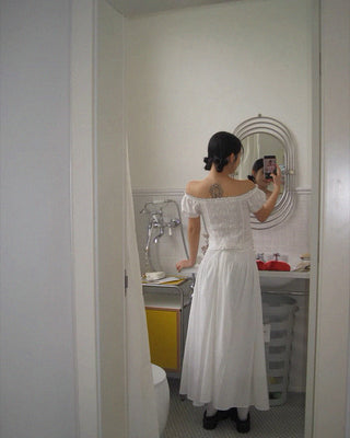 One-Shoulder Puff Sleeve Top