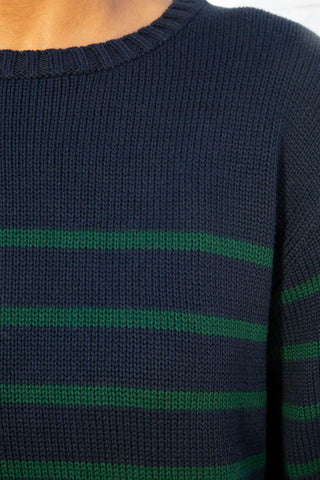 Brianna Cotton Thin Stripe Sweater