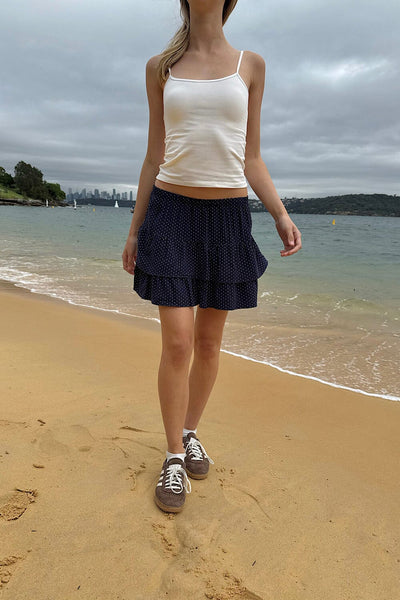 Izzy Polka Dots Mini Skirt