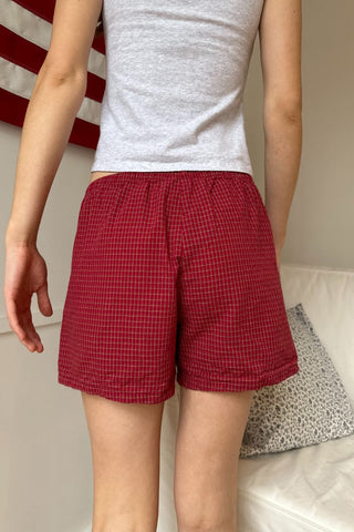 Keira Long Gingham Boxer Shorts