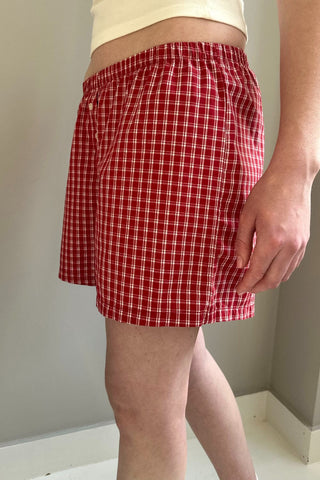Keira Long Gingham Boxer Shorts