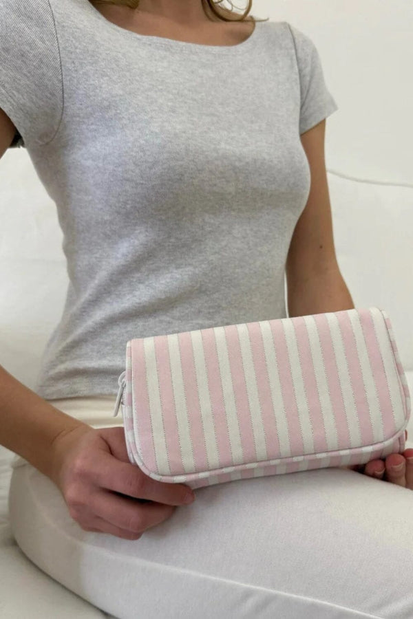 Stripes Makeup Bag