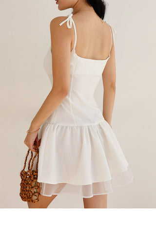 lace-up suspender dress Dress