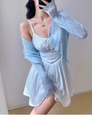 lace sun protective tops