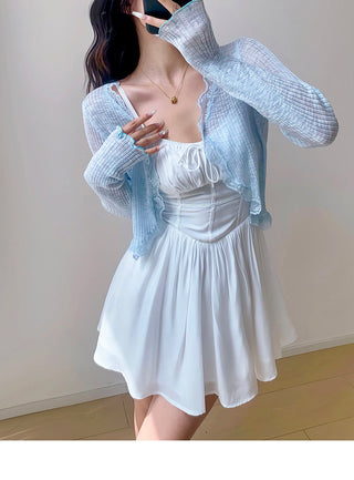 lace sun protective tops
