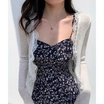 lace sun protective tops