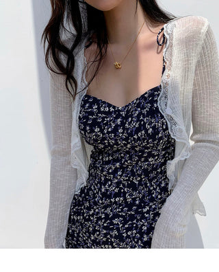 lace sun protective tops