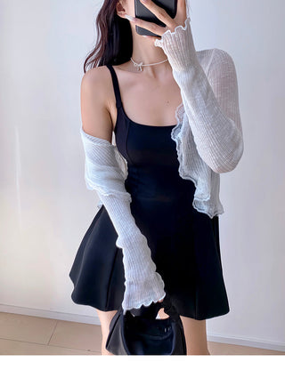 lace sun protective tops