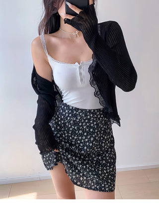 lace sun protective tops