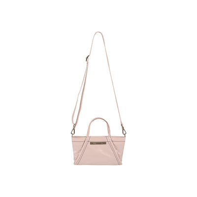 MINI COATING TOTE BAG IN PINK