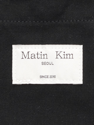 MATIN MESSENGER ECOBAG IN BLACK
