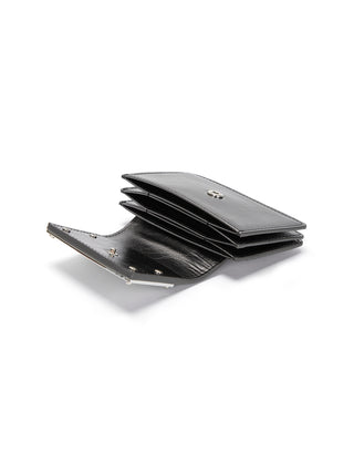 ACCORDION WALLET IN DARK SILVER