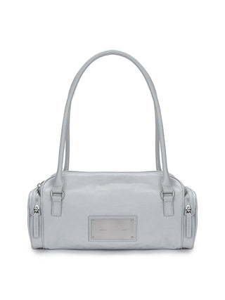 NYLON BOSTON BAG IN GREY