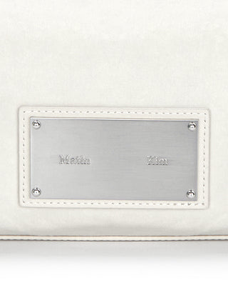 NYLON BOSTON BAG IN IVORY