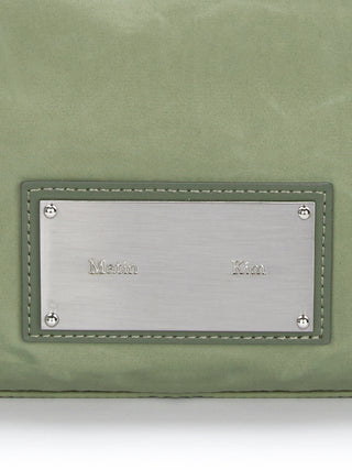 NYLON BOSTON BAG IN KHAKI