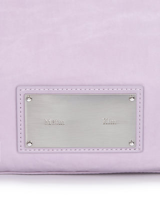 NYLON BOSTON BAG IN LILAC
