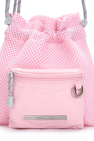 CARGO MESH CROSS BAG IN PINK