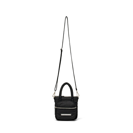 PADDED CARGO TWO WAY MINI BAG IN BLACK