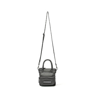 PADDED CARGO TWO WAY MINI BAG IN CHARCOAL