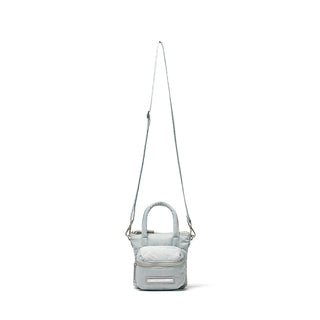PADDED CARGO TWO WAY MINI BAG IN LIGHT GREY