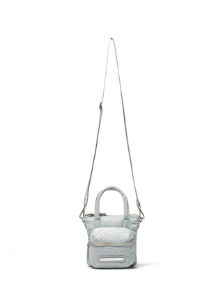 PADDED CARGO TWO WAY MINI BAG IN LIGHT GREY