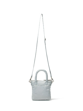 PADDED CARGO TWO WAY MINI BAG IN LIGHT GREY