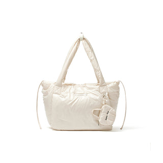 MATIN BIG PUFFER BAG IN LIGHT BEIGE