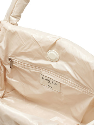 MATIN BIG PUFFER BAG IN LIGHT BEIGE