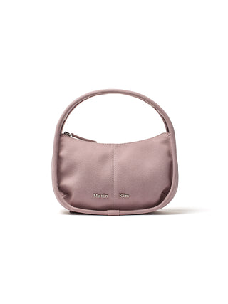 ZIP AROUND SUEDE MINI BAG IN LILAC