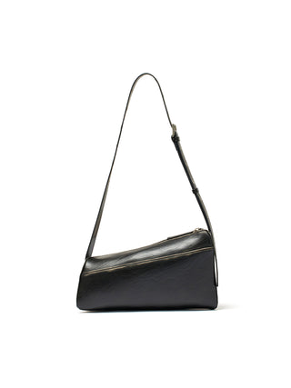 DIRTY WASHED DIAGONAL BAG IN BLACK