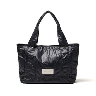 NYLON TWO WAY BIG BAG IN BLACK