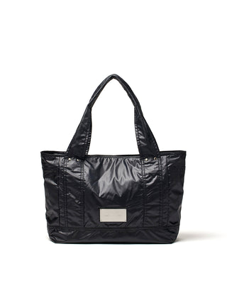 NYLON TWO WAY BIG BAG IN BLACK