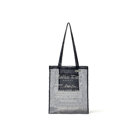 ORGANZA ECOBAG IN BLACK